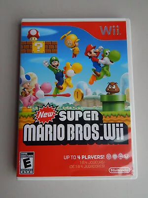 New Super Mario Bros. Wii Game Complete! Nintendo Wii • $27.95