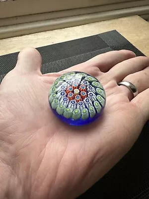 Perthshire Miniature Millefiori Paperweight (Used) 40mm Lovely Condition • £0.99