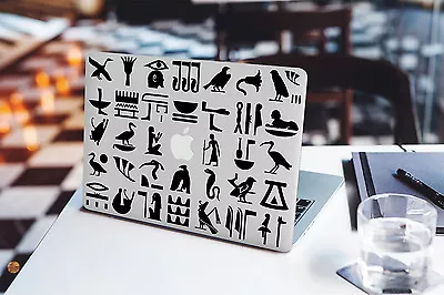 £5.99 • Buy Hieroglyphics Decal For Macbook Pro Sticker Vinyl Laptop Mac Air Pyramid Egypt