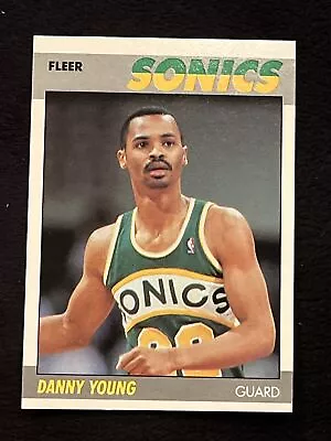 Danny Young 1987 Supersonics 87-88 Fleer Basketball Nba #131 /132 Fresh Sharp • $1.02