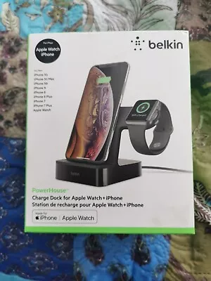 Belkin Power House MFi Charging Dock  Watch Charger For IPhone/iPad/iPod • £19.99