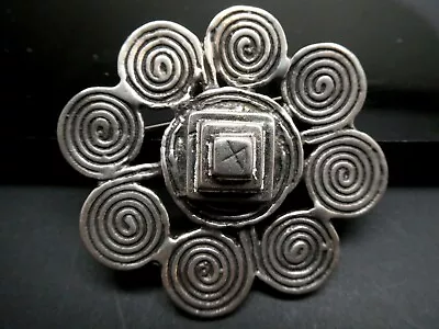 Vintage Swirl Spiral MMA Metropolitan Museum Art Sterling Silver 925 Pin Brooch • $45