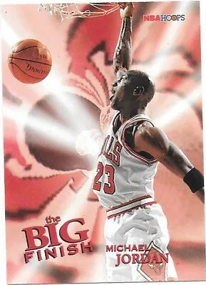 1996-97 NBA Hoops Michael Jordan #176 HOF The Big Finish • $3