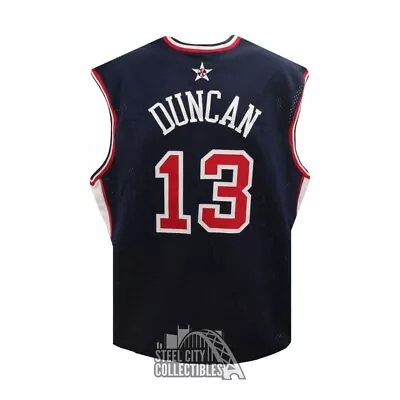 2000 Tim Duncan Team USA Game Used Basketball Jersey - MEARS LOA • $14999.95