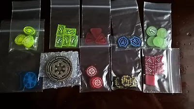 X-Wing Miniatures Game 1.0 Promo Token Bags And Medal. New • $110