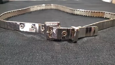 Armani Exchange Mirror Metal Belt Silver Womens • $25