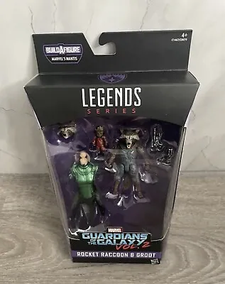 Marvel Legends Rocket & Groot Guardians Galaxy Vol 2 Mantis BAF Series SEALED • £29.95