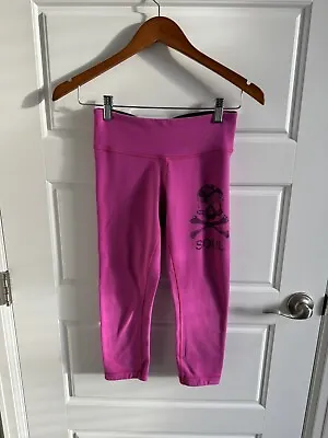 Lululemon Women's Run Inspire Crop With Soulcycle Logo Pink Size 4 • $15