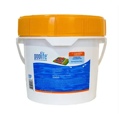 Poolife 1  Cleaning Tablets Stabilized Chlorine 20lb Bucket • $229.99