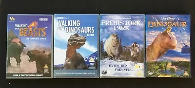 BBC Walking With Dinosaur/ Beasts Prehistoric Park DVD Bundle Plus Dinosaur • £29.99