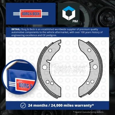 Brake Shoes Set BBS6154 Borg & Beck 18G8733 GBS510 GBS735 GBS737 GBS819 Quality • £16.44