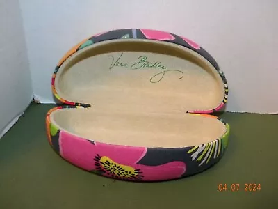 Vera Bradley Hard Clam Shell Sunglass Case Paisley Print Fabric 6 X 2.5 X 3 • $7.99