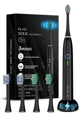 🔥Yasi FL-A22 Sonic Toothbrush 3 Modes (Black) BNWT🔥 • $14.99