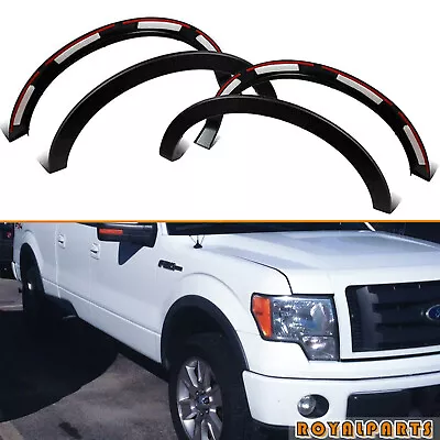 4PCS Fender Flare Fits 2009-2014 Ford F150 Factory Style Wheel Protector Set • $95.99