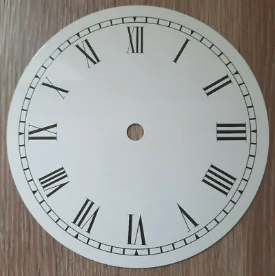 £13.95 • Buy NEW - 6.4 Inch Clock Dial Face - White - 160mm Roman Numerals - DL181
