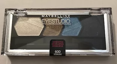 Maybelline-Eyestudio Eyeshadow Quad - #600 Striking Blue - 0.09 Oz • $6.99