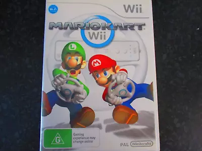 NINTENDO Wii GAME   MARIO KART Wii   2008 NINTENDO Wii PAL. • $16.50