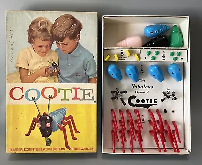 Vintage 1949 The Game Of Cootie Build A Bug All Original 1966 Edition - Read • $12.99