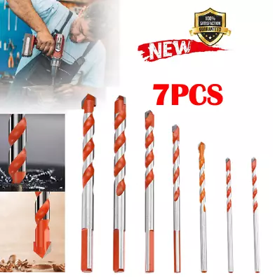 New 7PCS Professional Masonry Tile Drill Bit Set For Tile/Concrete/Brick/Glass • $8.49