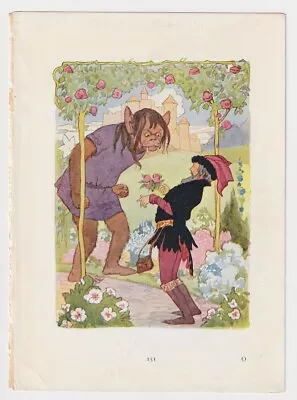 Vintage Coloured Plate By Margaret W. Tarrant 1922 From Fairy Tales Edited... • $160.62