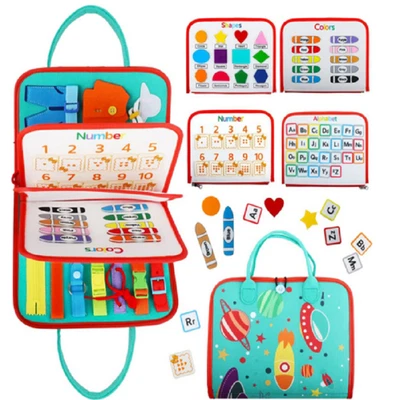 $24.95 • Buy Educational Sensory Kids Busy Board Intelligence Montessori Toy Learning Toys