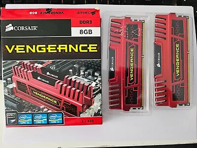 8GB Corsair Vengeance DDR3 RAM (2X4GB) 1600MHz PC3-12800 (CMZ8GX3M2A1600C9R)  • £10