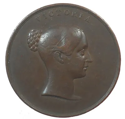 Great Britain QUEEN VICTORIA PRIZE MEDAL By W.J. Taylor Bronze 42mm • $125