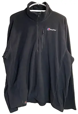 Berghaus Mens Prism Polartec Half Zip Micro Fleece Coat Warm Hiking Walking -249 • $24.99