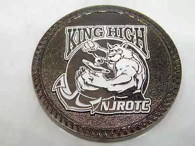 King High Njrotc Martin Luther King High School Riverside Ca Challenge Coin • $50