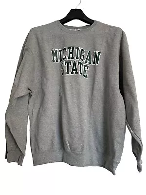 NEW Michigan State Gray XXL Pullover Sweatshirt Jerzees Brand • $42.99