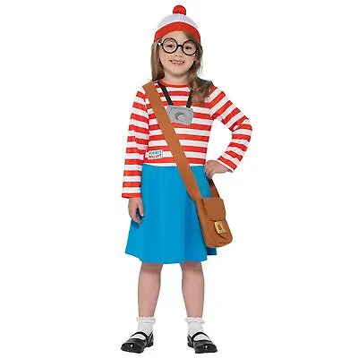 £9.99 • Buy Smiffy's World Book Day Where's Wally Fancy Dress Wenda Costume Party Kids