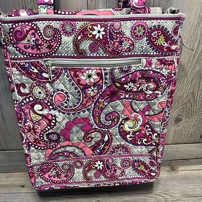 Vera Bradley Paisley Meets Plaid Laptop Travel Tote • $18.95