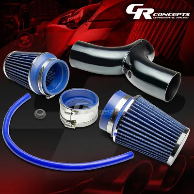 For 97-04 Corvette C5 Ls1/ls6 Short Ram Dual Intake Piping+3.5  Blue Air Filter • $47.99