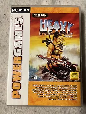 Heavy Metal FAKK 2 Julie Strain Original PC Video Game - 2000 • $17