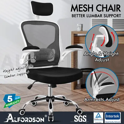 $139.79 • Buy ALFORDSON Mesh Office Chair Gaming Executive Fabric Seat Racing Tilt Computer