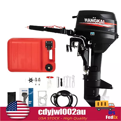 HANGKAI 12HP 2-Stroke 169CC Outboard Motor Boat Engine Heavy Duty Manual Start • $1100