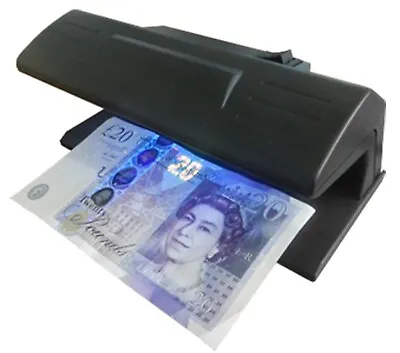 Counterfeit Money Note Detector Bank Checker Forged Tester Uv Fake Black Light • £14.99