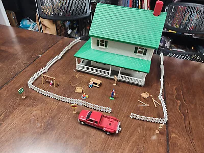 ERTL Farm Country Farm House Set #4237 1/64 Incomplete - 2 Missing Parts No Box • $45