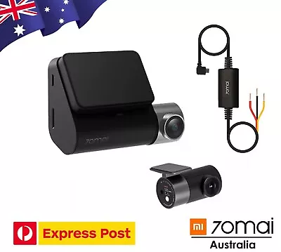 $179.95 • Buy NEW 70mai Pro PLUS+ SET + Rear Cam Dash Cam + Hardwire Kit 24hr Park Monitoring