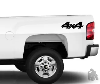 4X4 Sticker Chevy Ford Dodge V2 Truck Off Road Decal X2 Both Sides  • $9.99