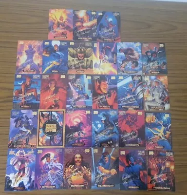 CHOOSE 1X 1994 Marvel Masterpieces Gold Foil Signature Series (Choose From 27) • $5