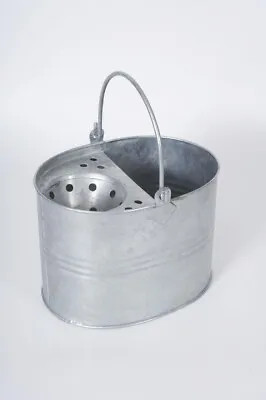 Heavy Duty Metal Mop Bucket Galvanised Strong 14 LITRE • £12.99