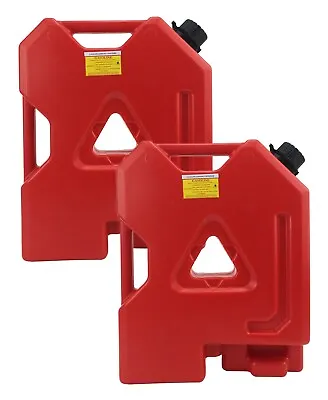 2 Gallon Gas Can Fuel Tank Container Storage Spare SUV ATV Off-Road Red 2 Packs • $75.99