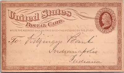 Goldpath: Us Postal Card 1878 St. Louis Mo Cv513_p13 • $1