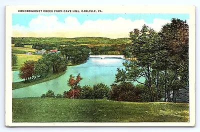 Postcard Conodoguinet Creek From Cave Hill Carlisle Pennsylvania PA • $8.75