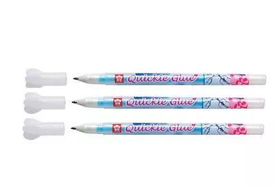 Sakura Quickie Glue Pen - Set Of 3 Quickie Glue Pens - GREAT VALUE!!!  • £7.45