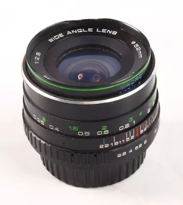 Hanimex HMC 28mm F2.8 Fast Prime Wide-Angle Lens - Yashica Y/C Mount • £11.50