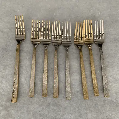 8 Pier 1 Imports Gold Tone Forks-Gold Tone Wearing Off • $30