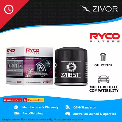 New RYCO Syntec Oil Filter Spin On For JEEP CHEROKEE KJ 2.4L ED1 Z418ST • $35.71