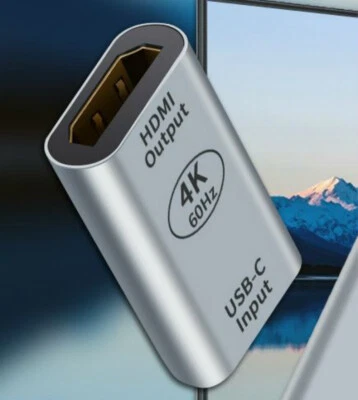 $19.99 • Buy USB-C Female To HDMI Female Adapter 4K@60HZ Suitable For MacBook Mobile To TV